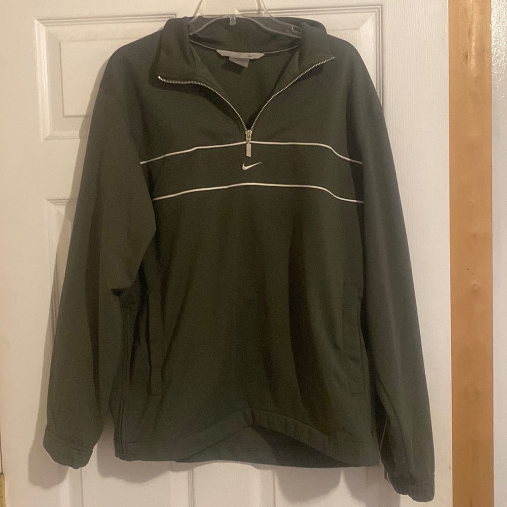 Nike vintage quarter zip crewneck